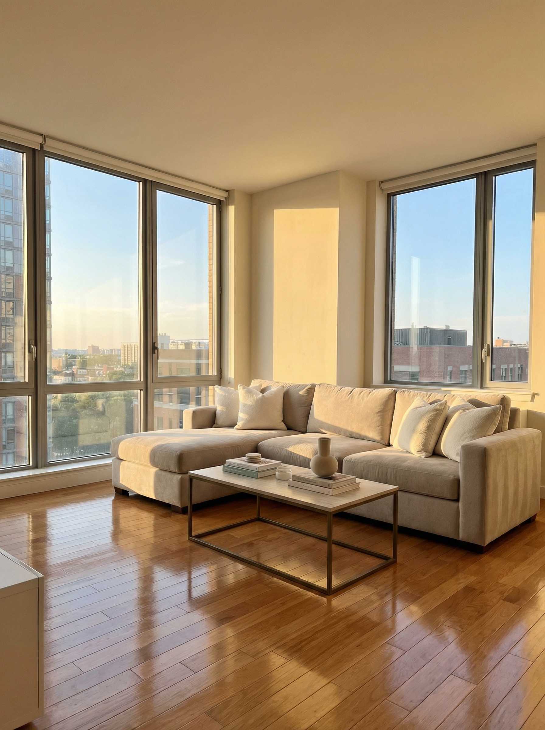 Büro nach Reinigung